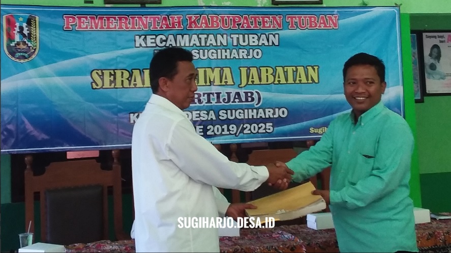 Serah Terima Jabatan Kepala Desa Sugiharjo Periode 2019-2025