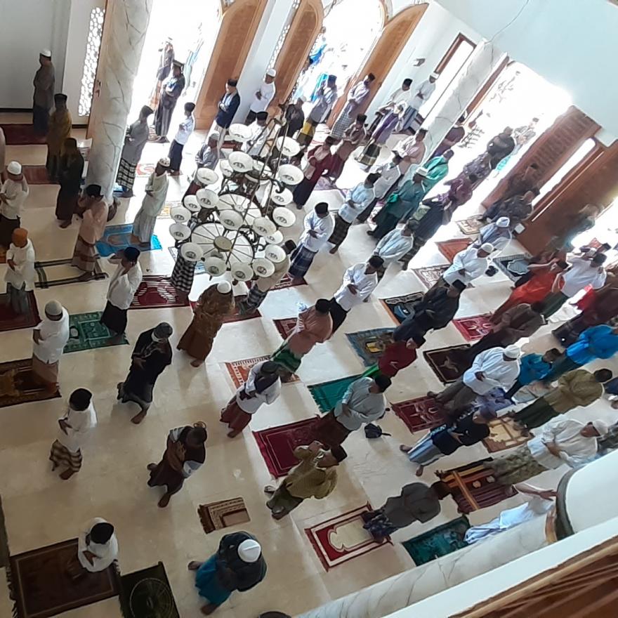 Masjid di Sugiharjo Gelar Sholat Jumat Ikuti Protokol Covid-19